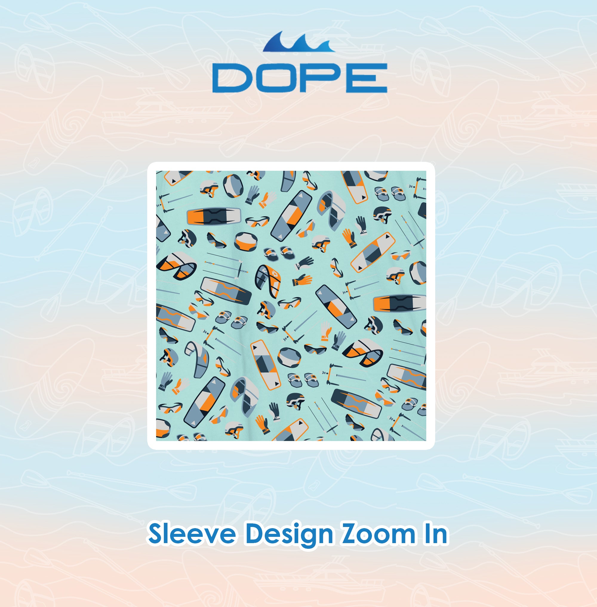 Kitesurfing - Long Sleeve Performance T-shirt